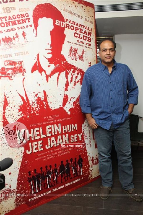 Ashutosh Gowarikar at First Look Launch of film 'Khelein Hum Jee Jaan Sey' at Goregaon, Mumbai (101693)