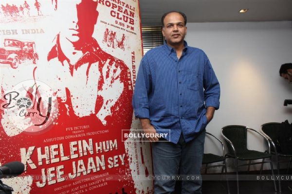Ashutosh Gowarikar at First Look Launch of film 'Khelein Hum Jee Jaan Sey' at Goregaon, Mumbai (101694)