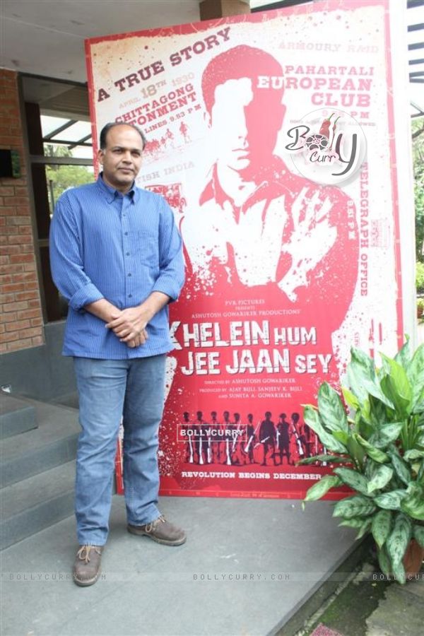 Ashutosh Gowarikar at First Look Launch of film 'Khelein Hum Jee Jaan Sey' at Goregaon, Mumbai (101697)