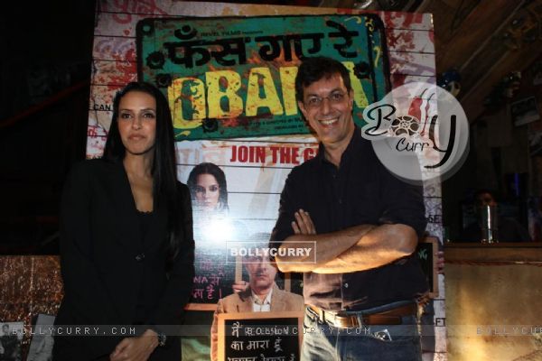 Neha Dhupia and Rajat Kapoor unveils Phas Gaya Re Obama First Look