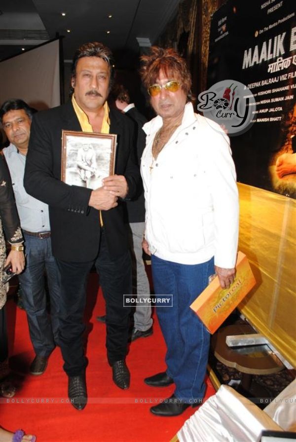 Jackie Shroff and Shakti Kapoor at Music Launch of Maalik Ek Sea Princess, Mumbai