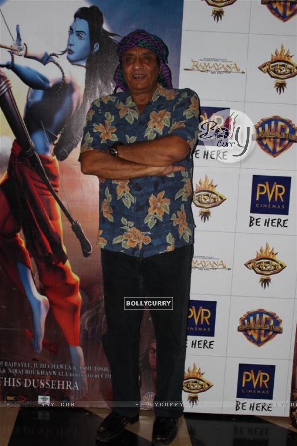 Ranjeet at Premeire of Movie Ramayana - The Epic