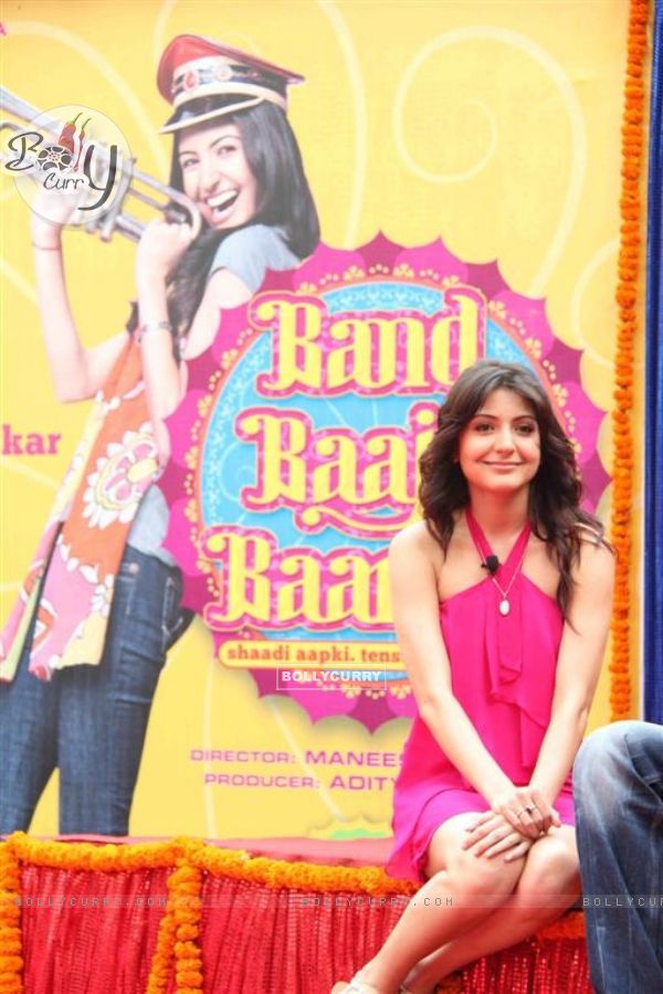 Anushka Sharma at Press conference & first look launch of Yash Raj Film's Band Baaja Baaraat (102875)