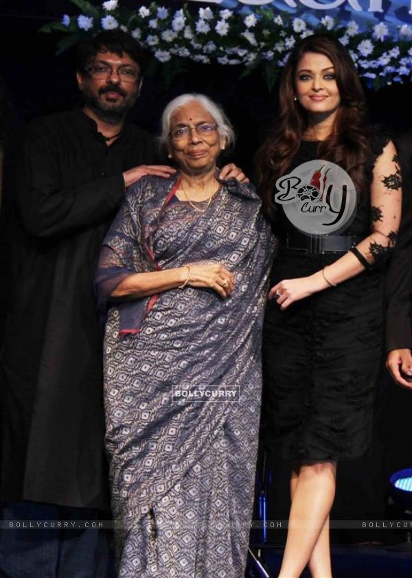Aishwarya and Sanjay Bhansali at Music release of 'Guzaarish' at Yash Raj Studio, Mumbai (103075)