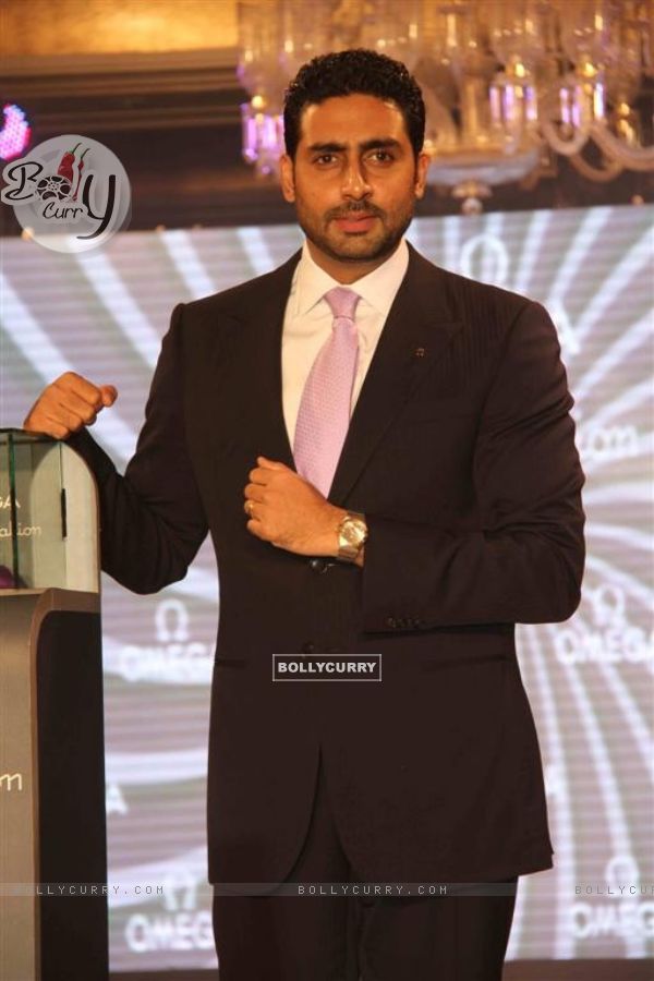 Abhishek Bachchan at Omega Constellation watches fashion show in Mumbai