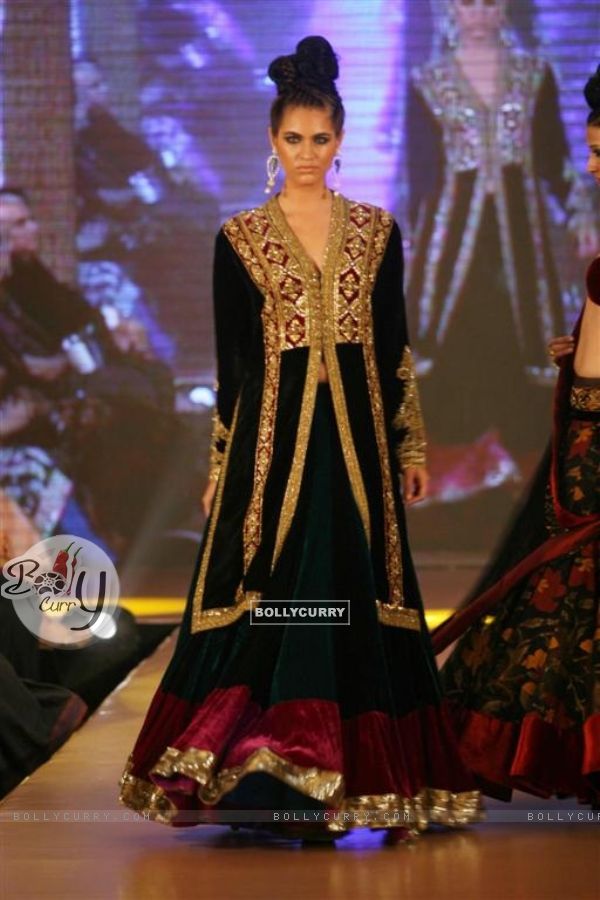 Models at Manish Malhotra Bridal Collection show at Taj Mahal Hotel at Mumbai