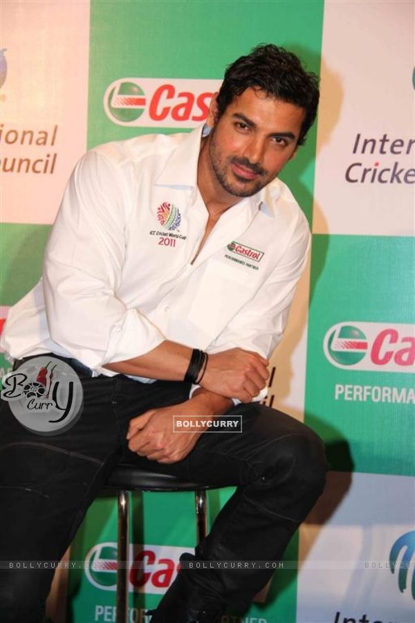 John Abraham at Castrol-ICC World Cup Event at Mumbai