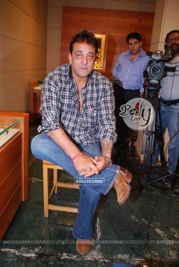 Sanjay Dutt snapped shopping for a watch