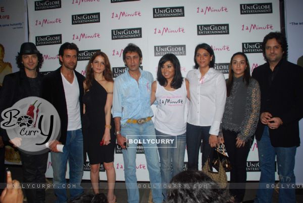 Hrithik Roshan and Fardeen Khan at Namrata Gujral's 1 A Minute film on breast cancer premiere PVR