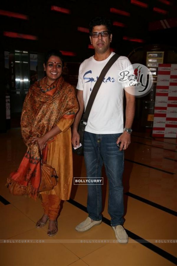 Murli Sharma and Ashwini Kalsekar at Premiere of 3D film Pirnha at Cinemax, Andheri