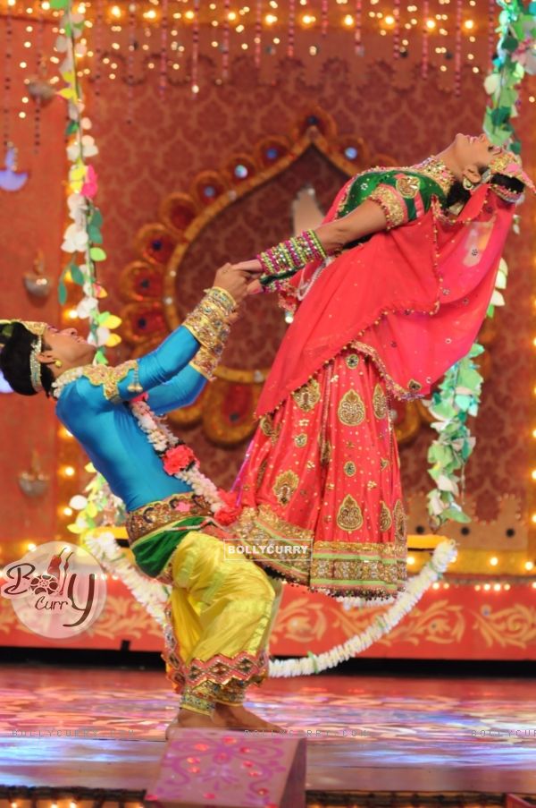 Krishna  Narakasura act by Akshat for Diwali Dilon ki on Star Plus
