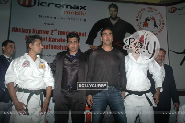 Akshay Kumar at Karate championships final at Andheri Sports Complex