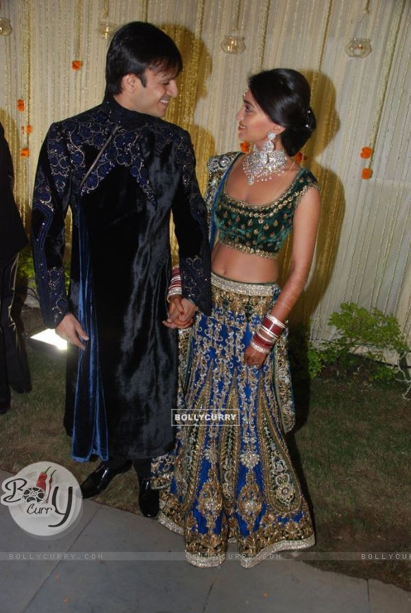 Vivek Oberoi's wedding reception at ITC Grand Maratha