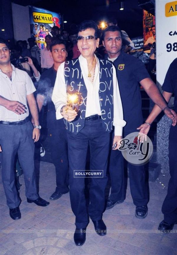 Fame Big Cinemas honours Jeetendra with the Evergreen lantern at Fame Big Cinema in Andheri