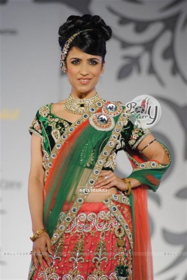 Models walks the ramp at Aamby Valley Indian Bridal Week day 5
