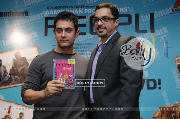 Aamir Khan at PEEPLI [Live] DVD launch at Palladium (106078)