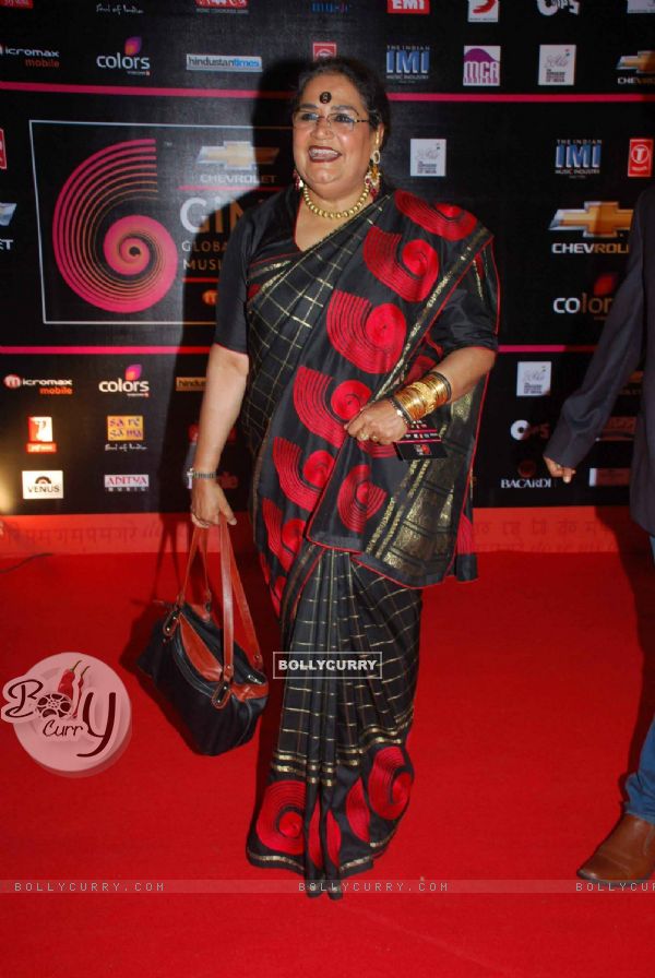 Usha Uthup at Global Indian Music Awards on Wednesday night at Yash Raj Studios