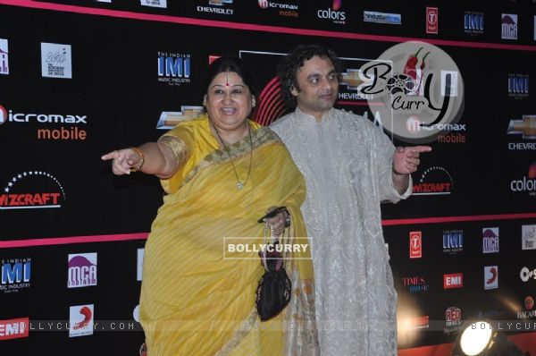 Guest at Global Indian Music Awards at Yash Raj Studios