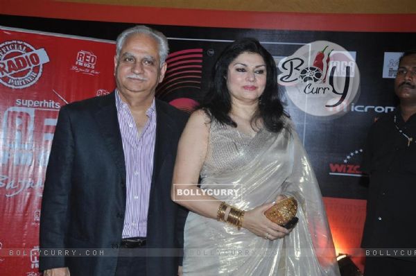 Ramesh Sippy and Kiran Junega at Global Indian Music Awards at Yash Raj Studios