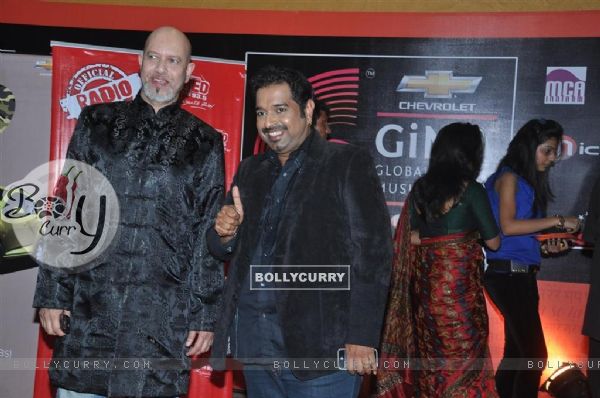 Shankar Mahadevan and Loy Mendosa at Global Indian Music Awards at Yash Raj Studios