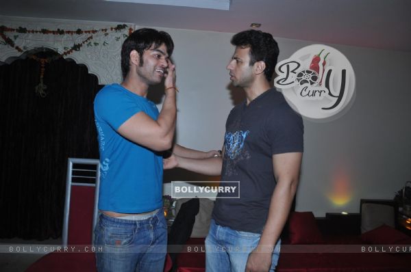 Kapil Sharma and Aryan Vaid at Press meet of 'Dunno Y Na Jaane Kyun...'