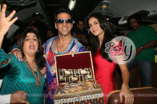 Akshay, Farah and Katrina at Tees Maar Khan music launch (107510)