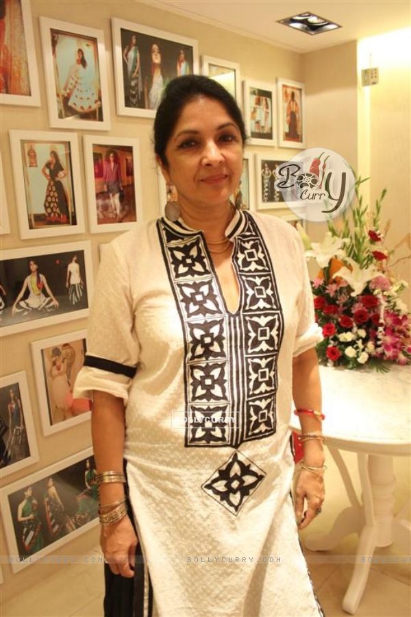 Neena Gupta at innaguration of fashion designer Masaba Gupta's first standalone store''MASABA''