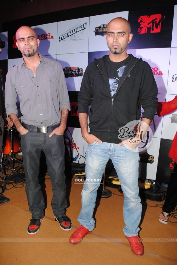 Raghu and Rajiv at MTV Roadies promotional event