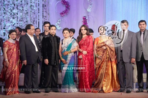 Nitish Rane's wedding reception at Mahalaxmi Race Course