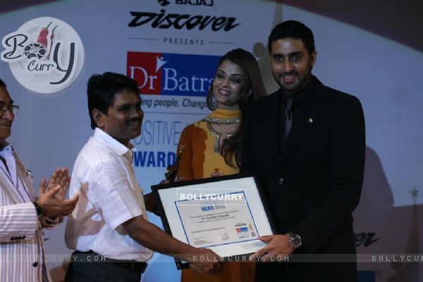 Abhishek and Aishwarya Rai Bachchan at Positive Health Award 2010 at NCPA