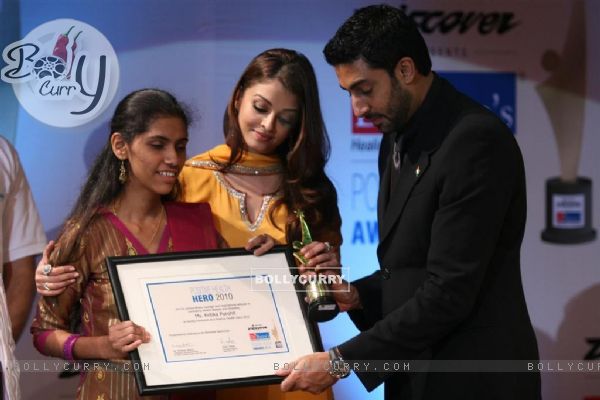 Abhishek and Aishwarya Rai Bachchan at Positive Health Award 2010 at NCPA