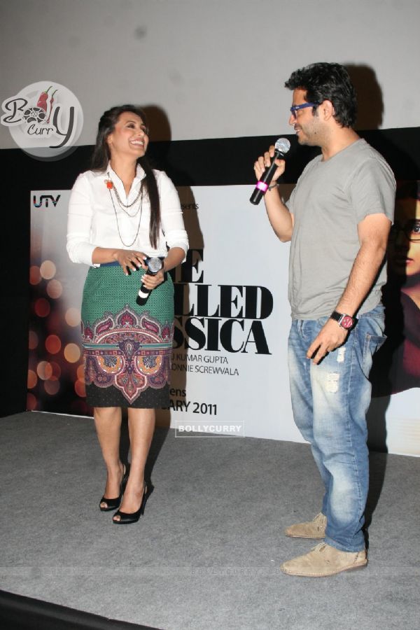 Rani Mukherjee unveiled the new song of her film No One Killed Jessica at Cinemax, Versova, Mumbai (110597)