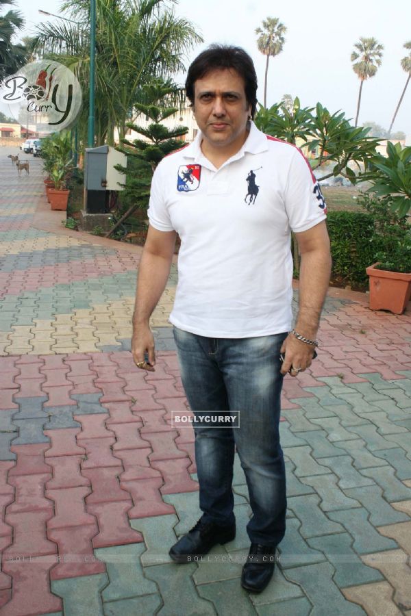 Govinda on the sets of Sony's Saas Bina Sasural . .