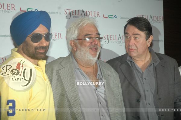 Sunny Deol and Randhir Kapoor at Stella Adler Studio launch at Novotel. .