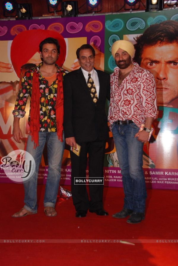 Yamla Pagla Deewana music launch at Novotel.  .
