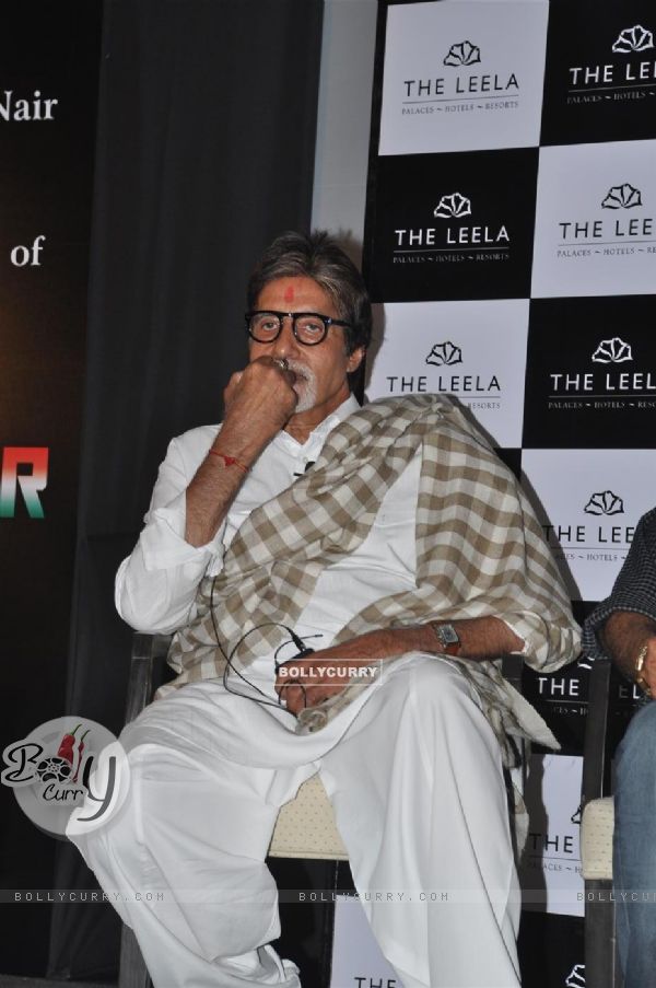 Amitabh Bachchan at the press meet of Kandahar hosted by the Leela Hotels (112511)