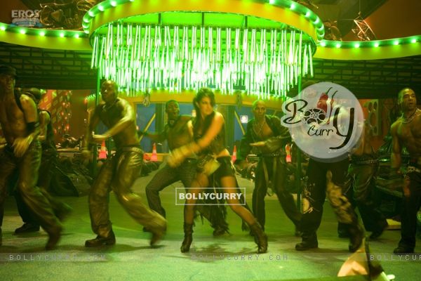 Priyanka dancing  on the dance floor