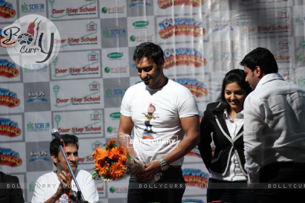 Ajay Devgan at 'Toonpur Ka Superhero' promotional events (113141)
