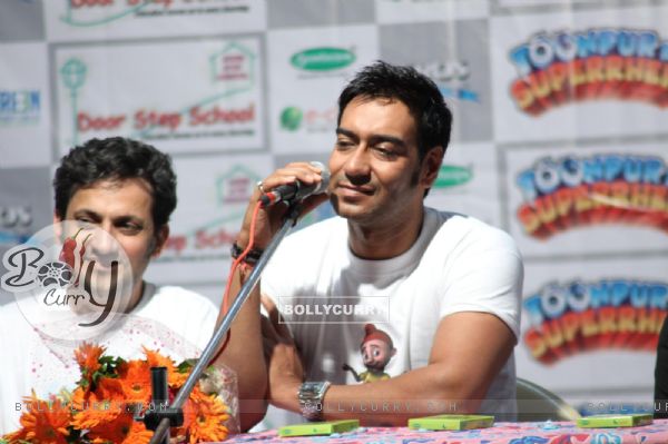 Ajay Devgan at 'Toonpur Ka Superhero' promotional events (113142)