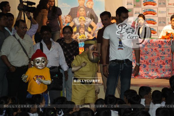 Ajay Devgan at 'Toonpur Ka Superhero' promotional events (113143)