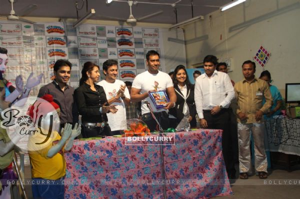 Ajay Devgan at 'Toonpur Ka Superhero' promotional events (113145)