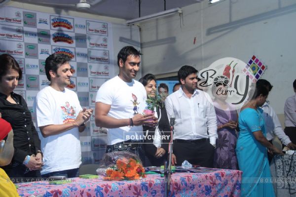 Ajay Devgan at 'Toonpur Ka Superhero' promotional events (113146)