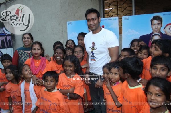 Ajay Devgan at 'Toonpur Ka Superhero' promotional events (113148)
