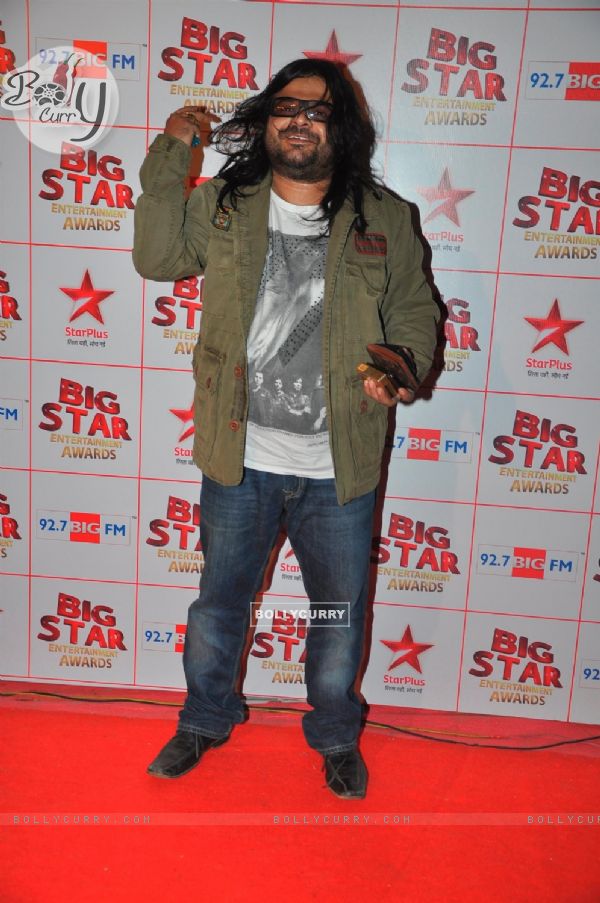 Pritam Chakraborty at the Big Star Entertainment Awards held at Bhavans College Grounds in Andheri
