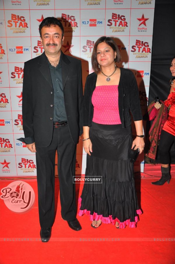 Rajkumar Hirani at the Big Star Entertainment Awards held at Bhavans College Grounds in Andheri, Mum