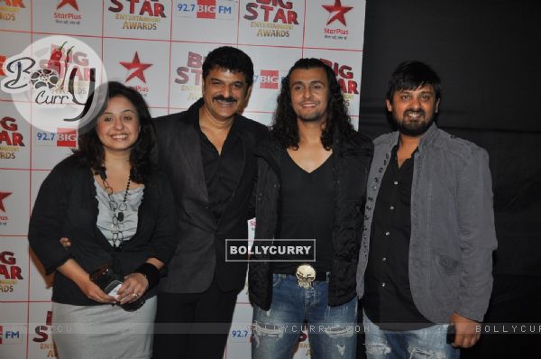 Bollywood celebrities at the Big Star Entertainment Awards held at Bhavans College Grounds in Andheri, Mumbai