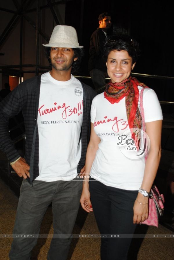 Purab Kohli and Gul Panag at Promotion of movie ''Turning 30!!!'' at IIT Powai ,Mumbai