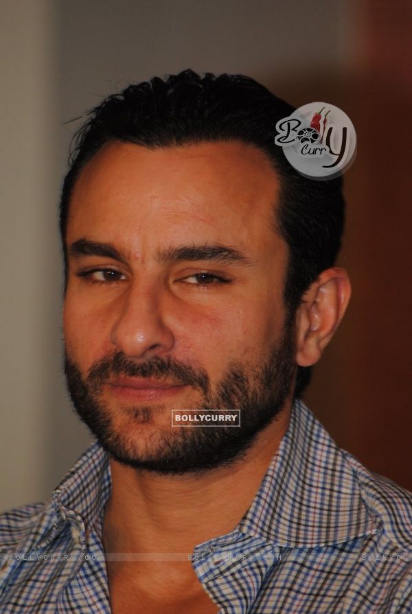 Saif Ali Khan at Press Conf. for the Prakash Jha's upcoming movie ''Aarakshan'' at Novatel, Mumbai (113738)