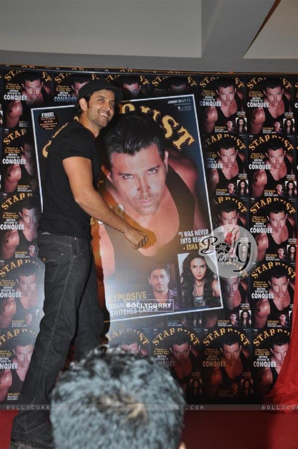 Hrithik Roshan launches Stardust New Year's issue at Cest La Vie