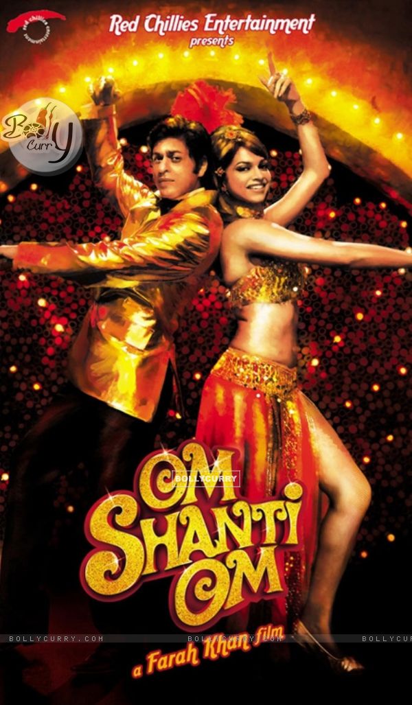 Poster of Om Shanti Om with Shahrukh and Deepika (11396)